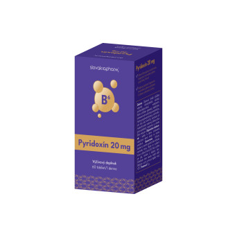 Slovakiapharm PYRIDOXIN 20 mg tablety 60 ks