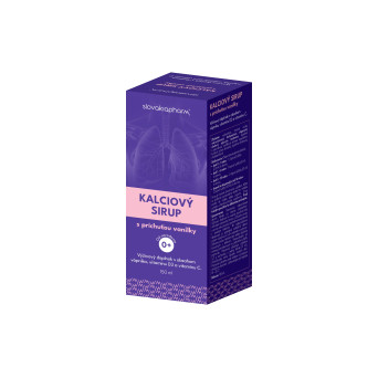 Slovakiapharm KALCIOVÝ SIRUP s príchuťou vanilky 150 ml