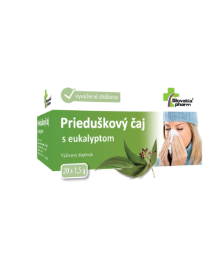 Slovakiapharm Prieduškový čaj s eukalyptom 20 x 1,5 g