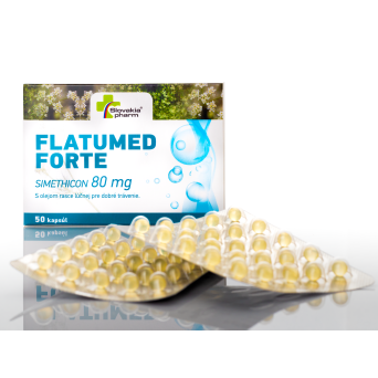 Slovakiapharm FLATUMED FORTE 80 mg kapsuly 50 ks