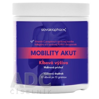 Slovakiapharm MOBILITY AKUT kĺbová výživa malinová príchuť 300g