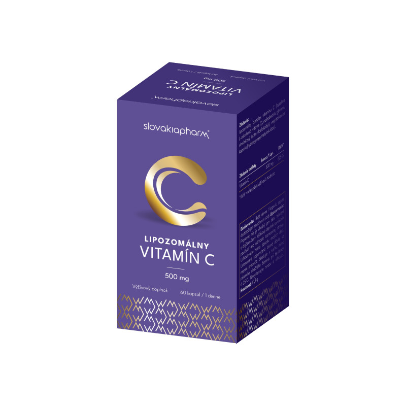 Slovakiapharm Lipozomálny vitamín C 500 mg kapsuly 60 ks