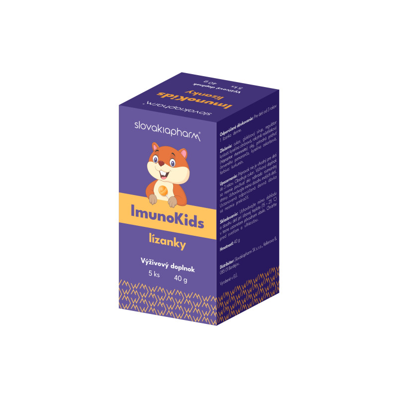 Slovakiapharm ImunoKids lízanky balenie 5 ks