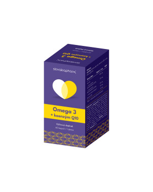 Slovakiapharm Omega 3 + koenzým Q10 kapsuly 60 ks
