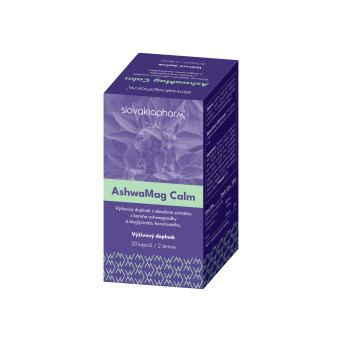 Slovakiapharm AshwaMag Calm kapsuly 30 ks