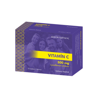 Slovakiapharm VITAMÍN C 500 mg long effect tbl 1x30 ks
