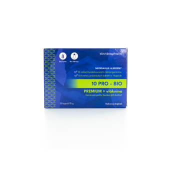 Slovakiapharm 10 PRO - BIO PREMIUM + vláknina kapsuly 30 ks