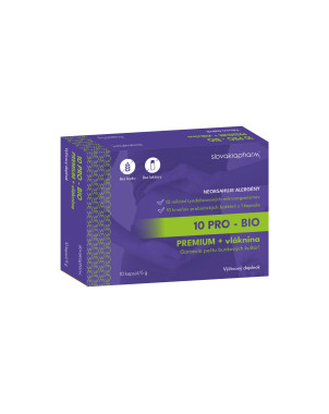 Slovakiapharm 10 PRO - BIO PREMIUM + vláknina kapsuly 10 ks