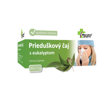 Slovakiapharm Prieduškový čaj s eukalyptom 20 x 1,5 g