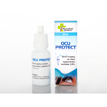 Slovakiapharm OCU PROTECT 0,3% očné kvapky s kys. hyalurónovou 10 ml