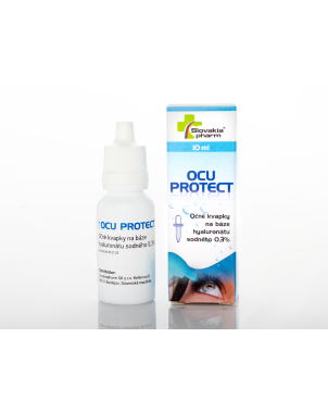 Slovakiapharm OCU PROTECT 0,3% očné kvapky s kys. hyalurónovou 10 ml