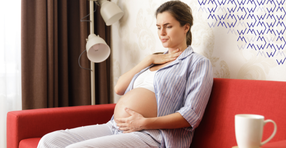 bolest hrdla v tehotenstve